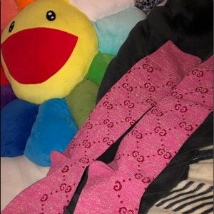 Pink Gucci socks